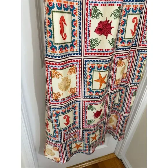 Anthropologie tie neck column midi dress - Picture 6 of 9